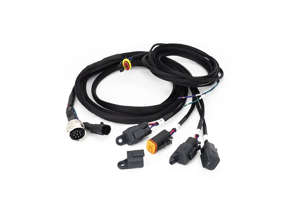 LAZER Four-Lamp Harness Kit With ITT Connector (4-Pin, Deutsch DT, 12V) For Carbon-6