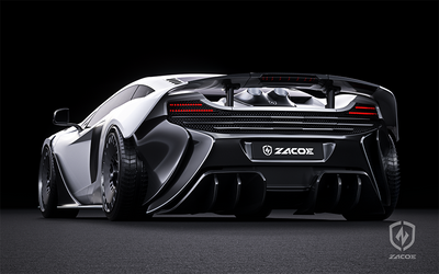 ZACOE Rear Bumper Side Set Carbon Fiber - McLaren 650S/ MP4-12C
