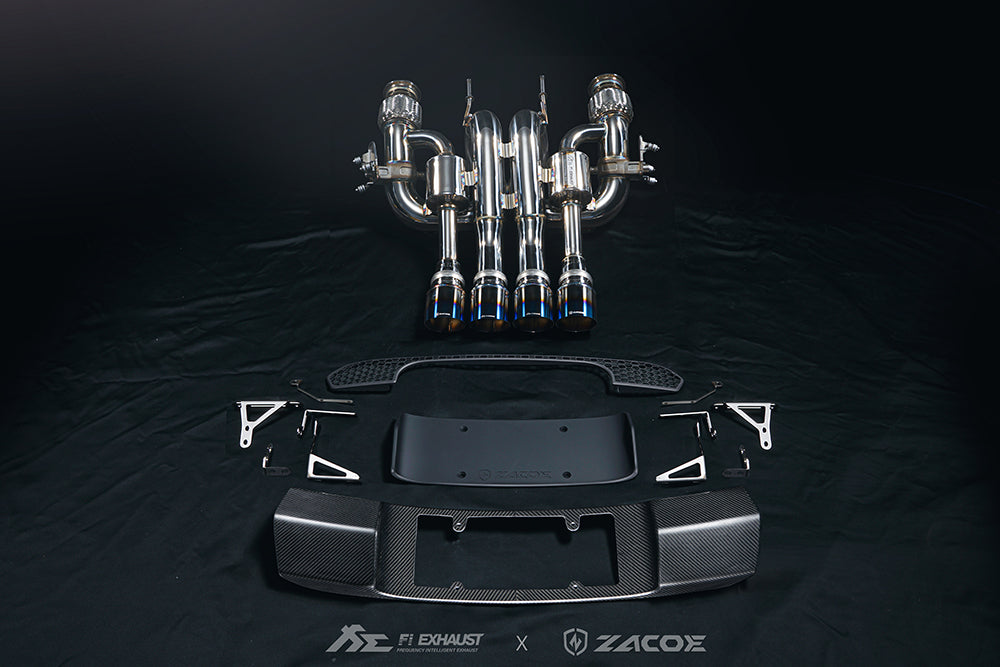 ZACOE Exhaust Kit Carbon Fiber - McLaren 720S