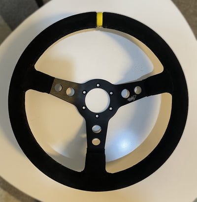 "STOCK DEAL" ATECH Steering wheel 3 SPOKES - DIAM. 350 – 65 MM DEEP(Alternate version)