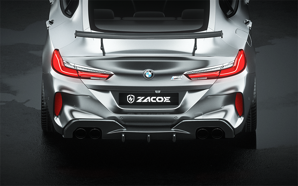 ZACOE Rear Diffuser Carbon Fiber - BMW M8 F92/ F93