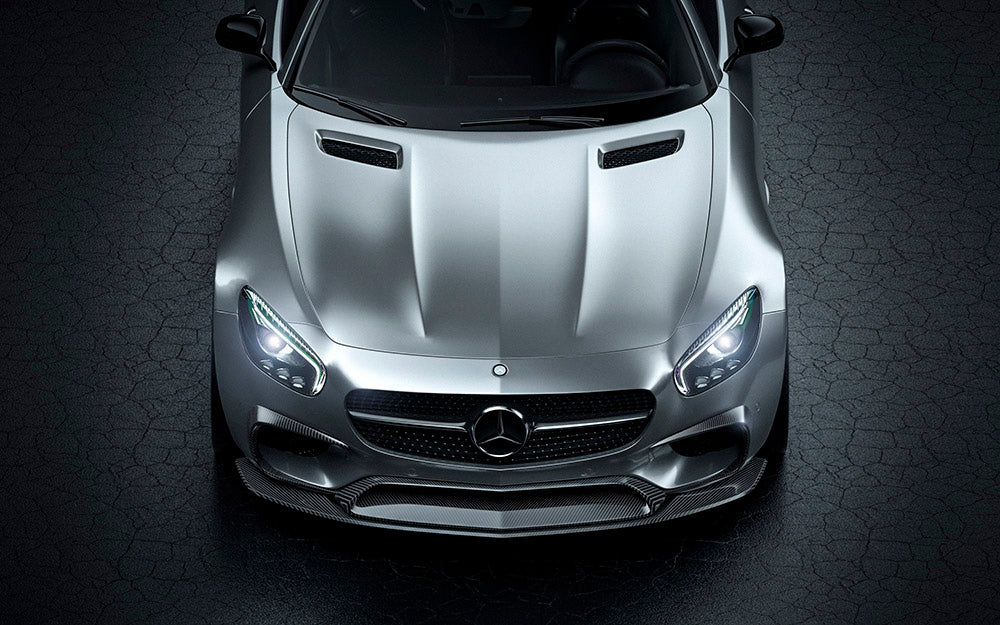 ZACOE Front Lip Upper & Lower Carbon Fiber - Mercedes-Benz GT/GT S