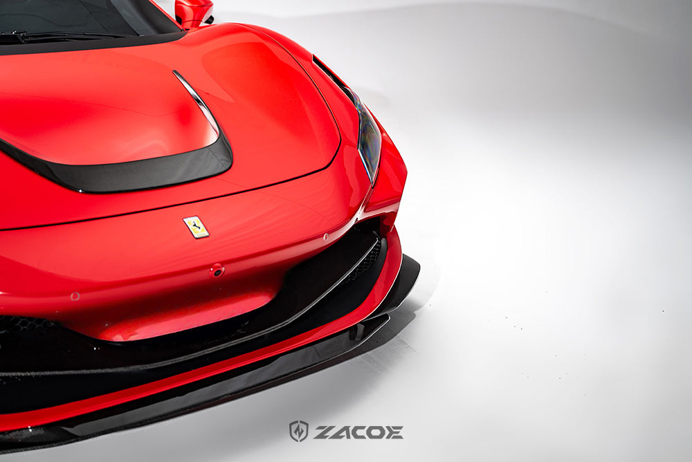 ZACOE Front Lip Carbon Fiber - Ferrari F8 Tributo/ F8 Spider
