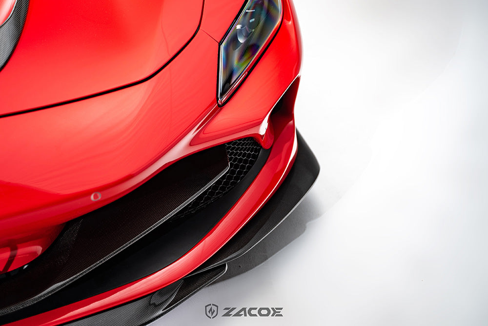 ZACOE Front Lip Carbon Fiber - Ferrari F8 Tributo/ F8 Spider