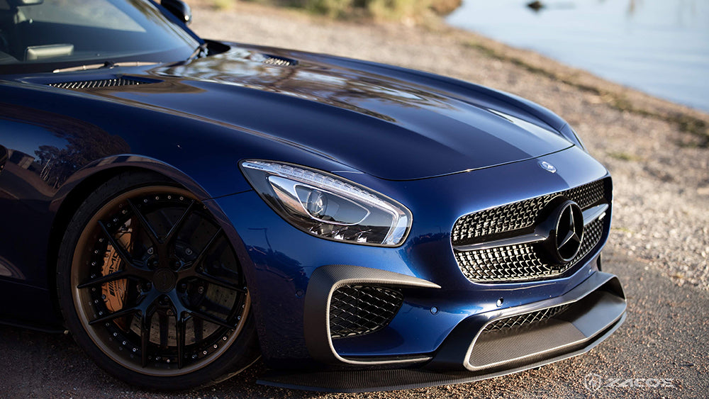 ZACOE Front Lip Upper & Lower Carbon Fiber - Mercedes-Benz GT/GT S