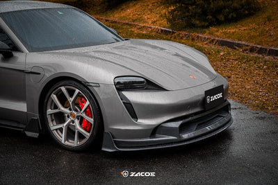 ZACOE Front Lip Set Carbon Fiber - Porsche Taycan RWD/ 4WD