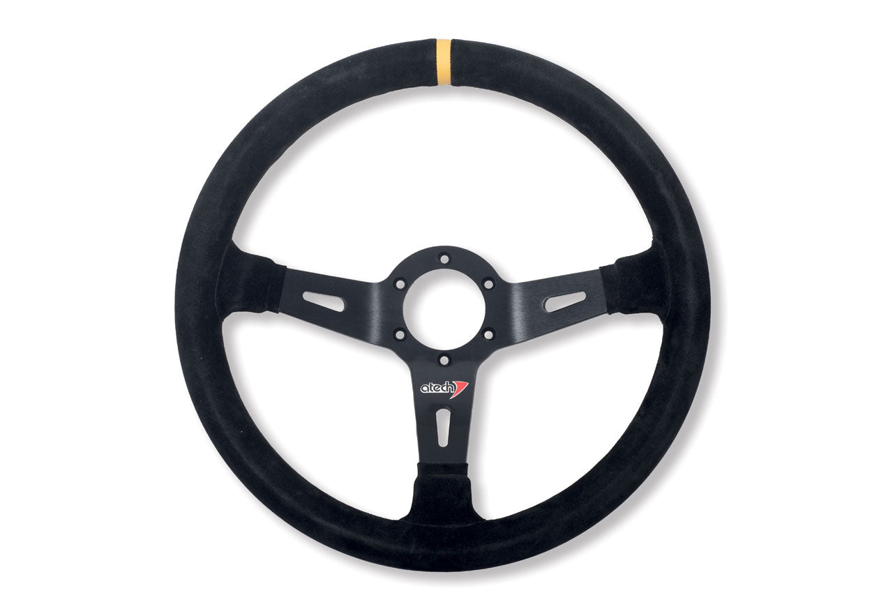 ATECH Steering wheel 3 SPOKES – DIAM. 350 – 90 MM DEEP