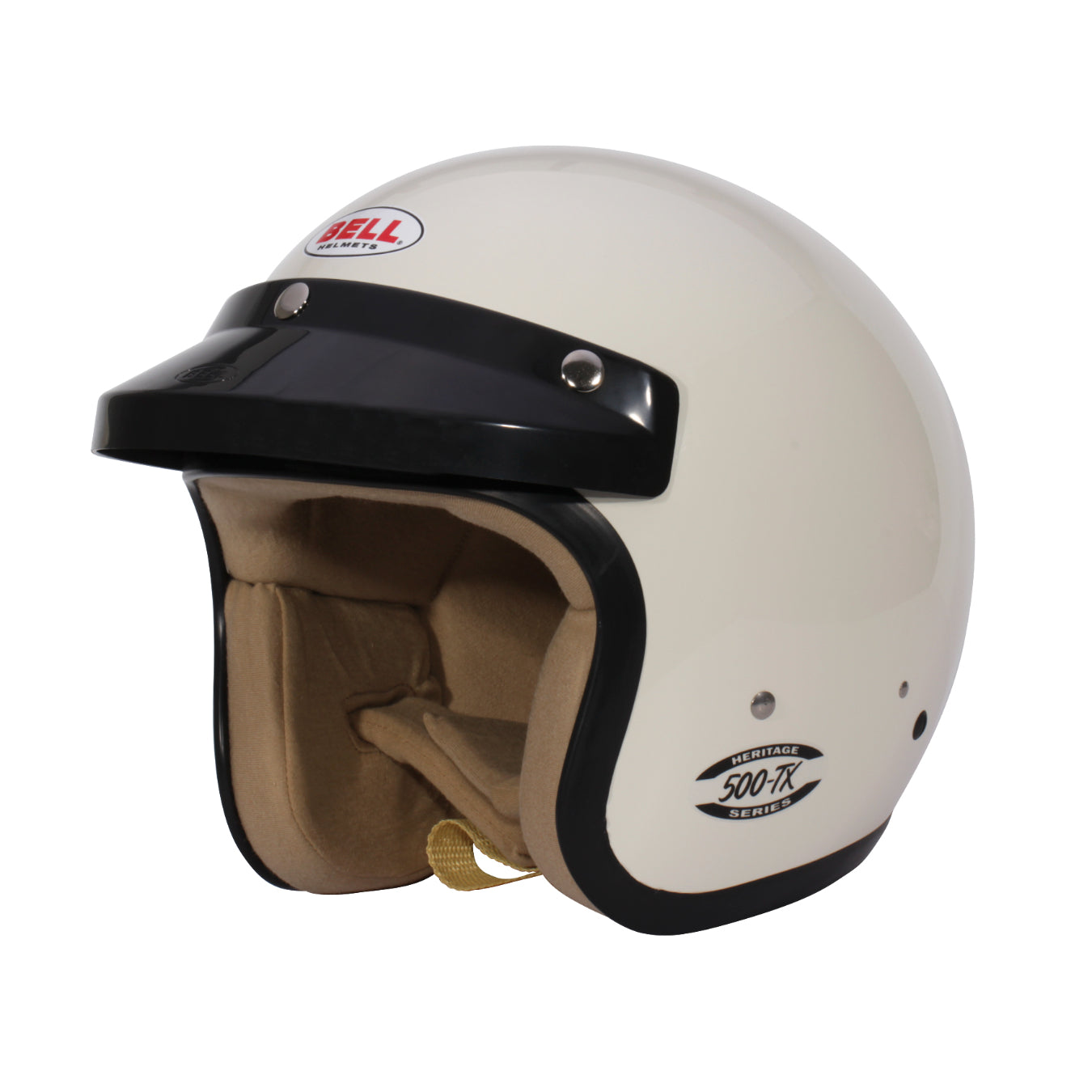 BELL 500-TX Vintage white FIA jet helmet